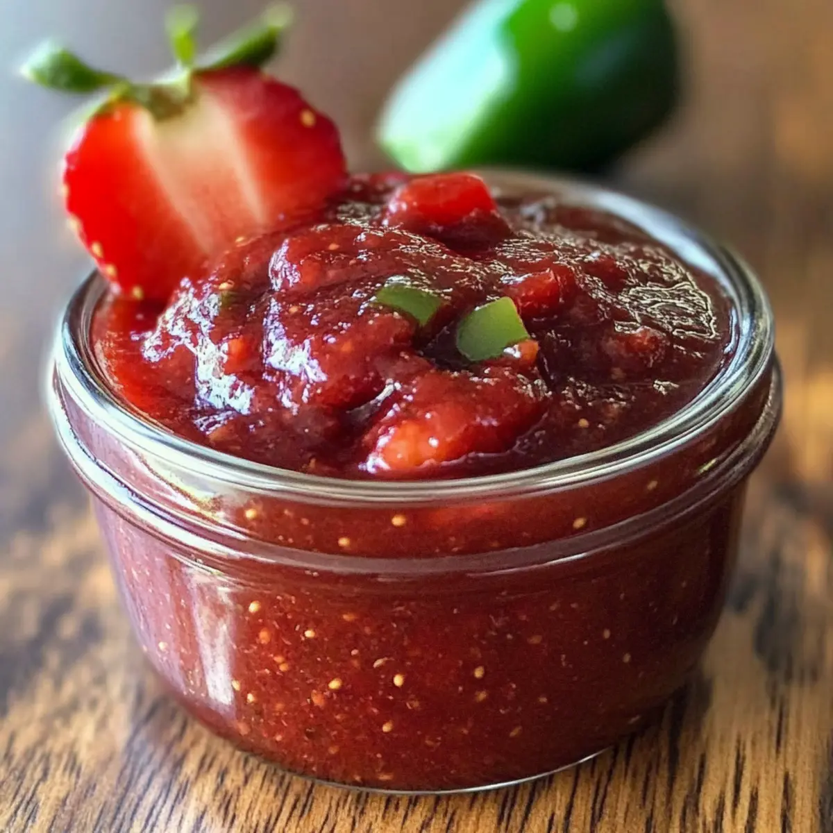 Erdbeere Jalapeño Bourbon BBQ Sauce