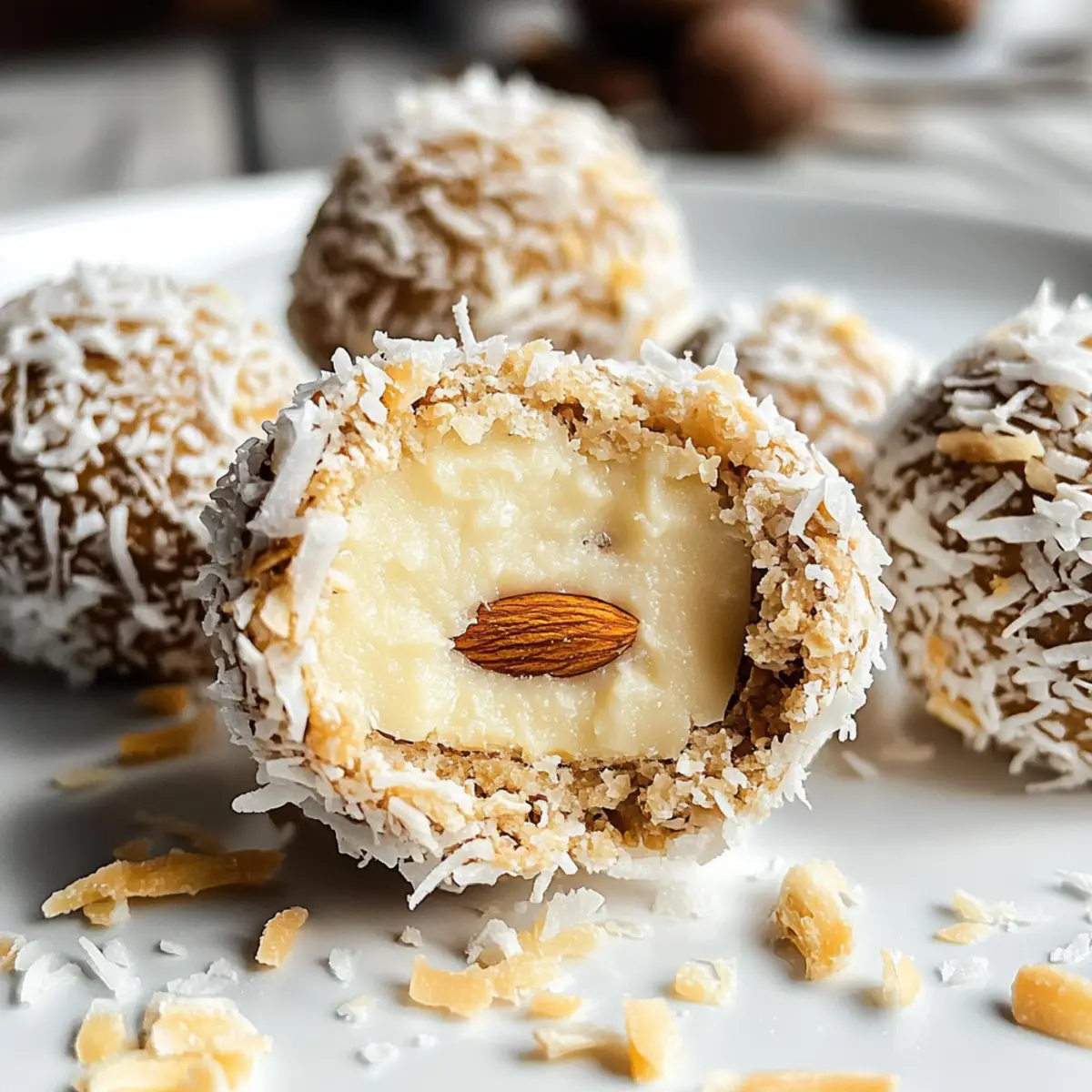 Veganer Raffaello (Kokospralinen)