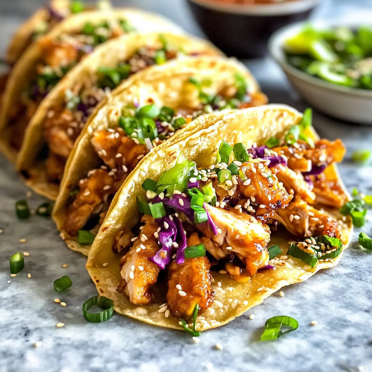 Applebee’s Hähnchen Wonton Tacos
