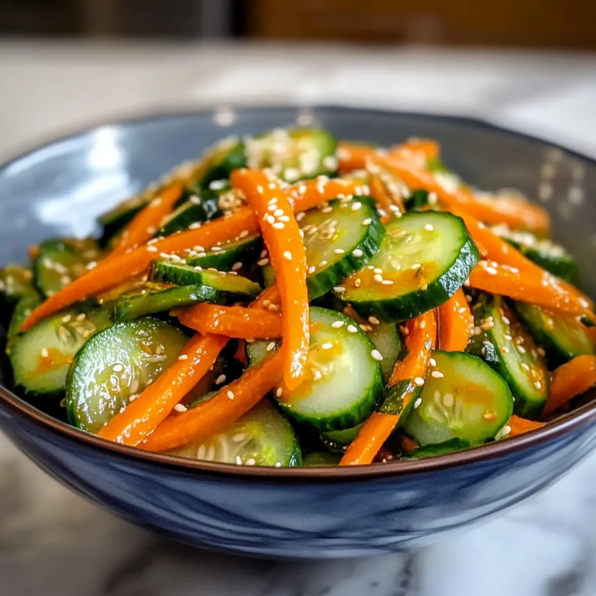 Karotten Gurkensalat