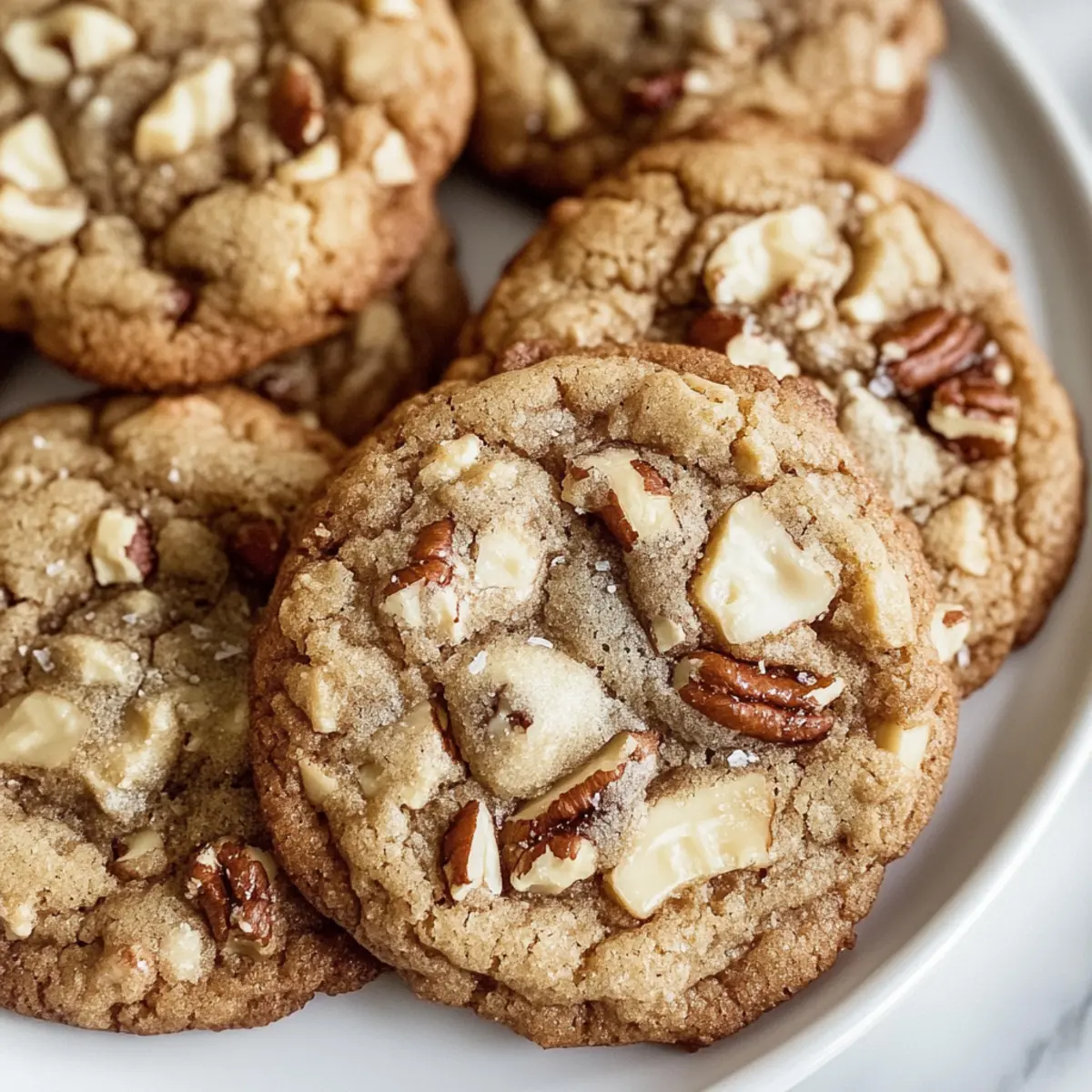 Chai Weiße Schokolade Toffee Kekse