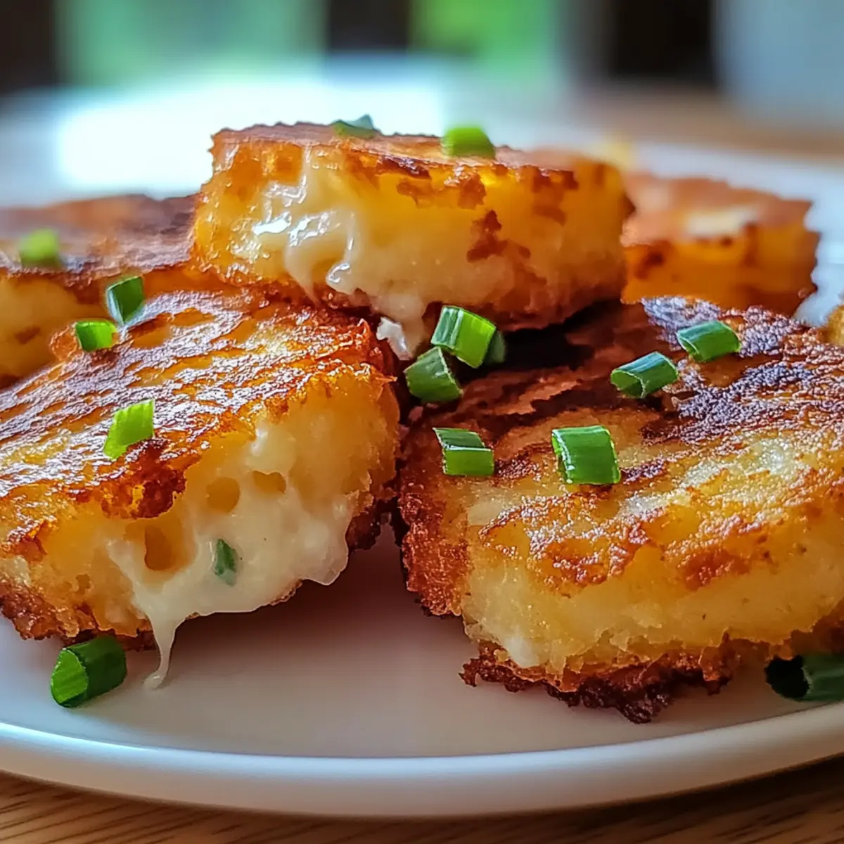 Knapprige gefüllte Rösti-Bissen