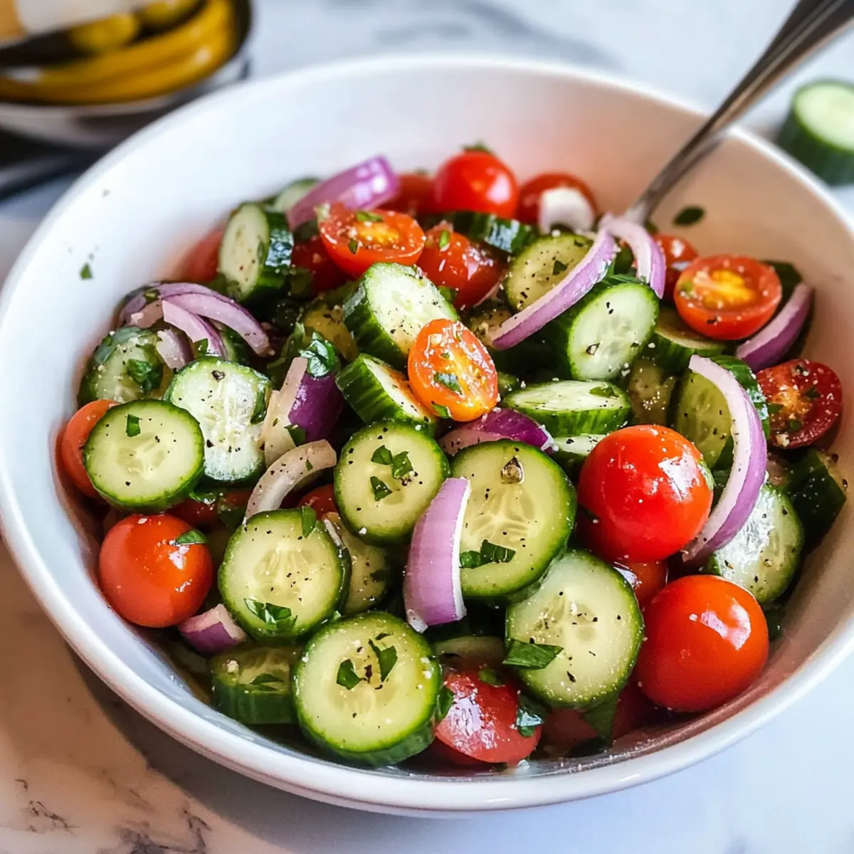 Gurken-Tomaten-Salat