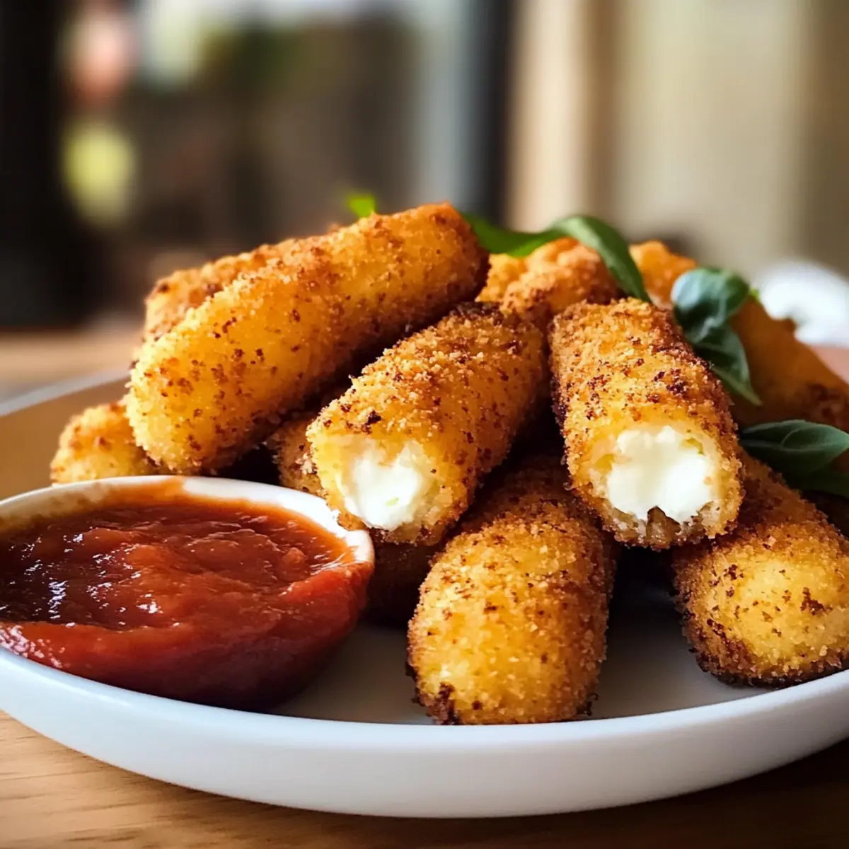 Gesunde Mozzarella-Sticks Rezept Knusprig, Käsehaltig & Einfach