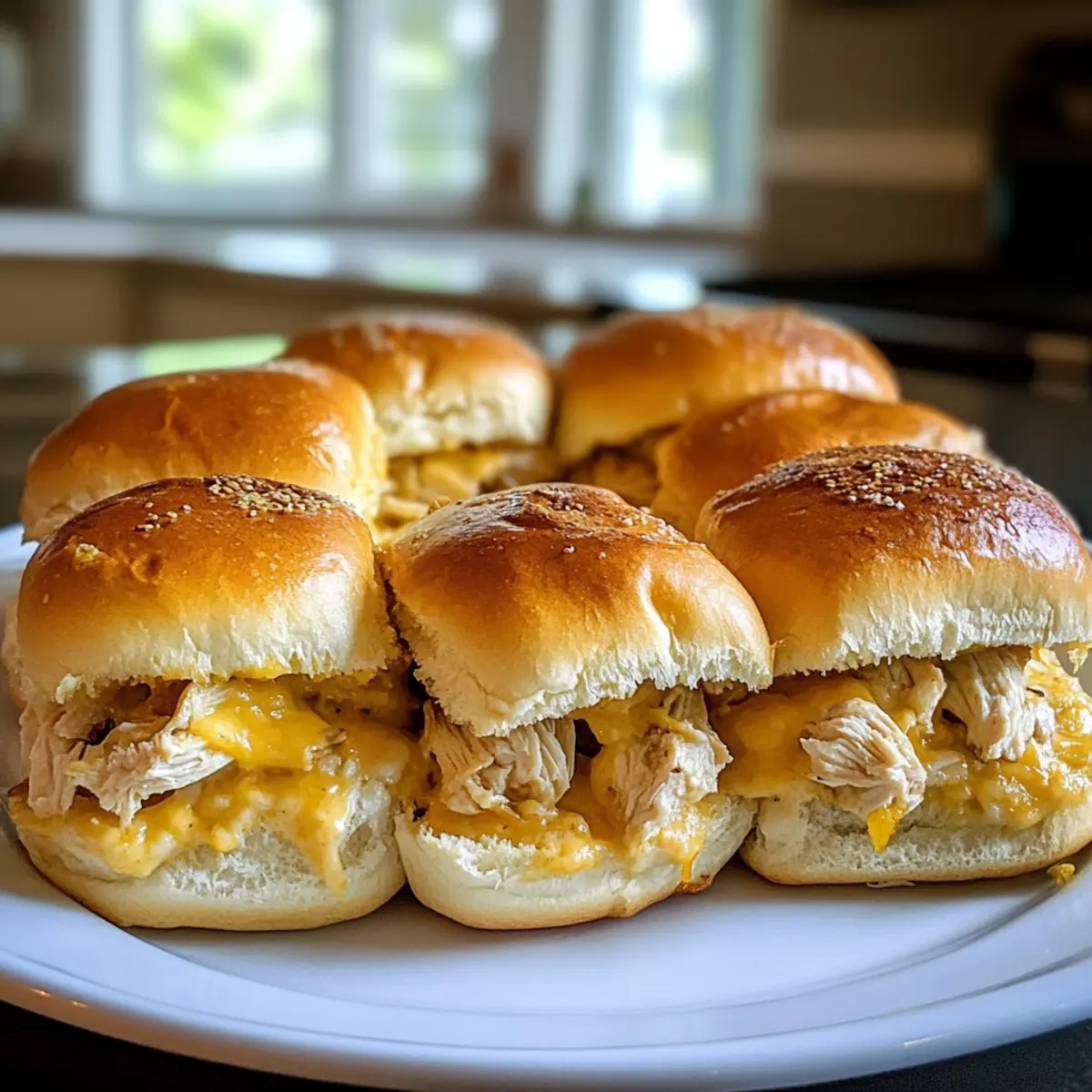 Saftige Hühnchen-Slider mit Rotisserie-Hähnchen