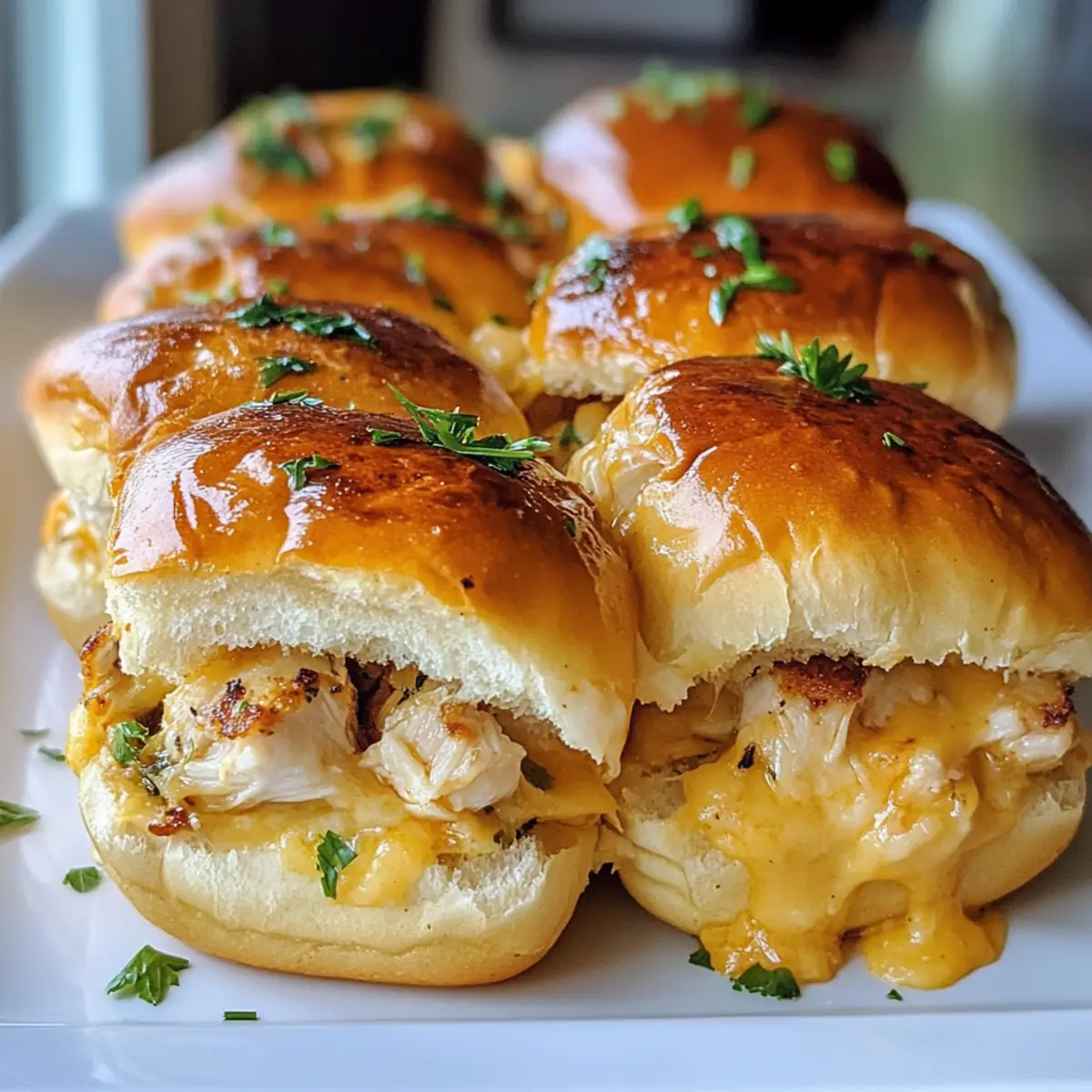 Saftige Hähnchen-Slider mit Brathähnchen