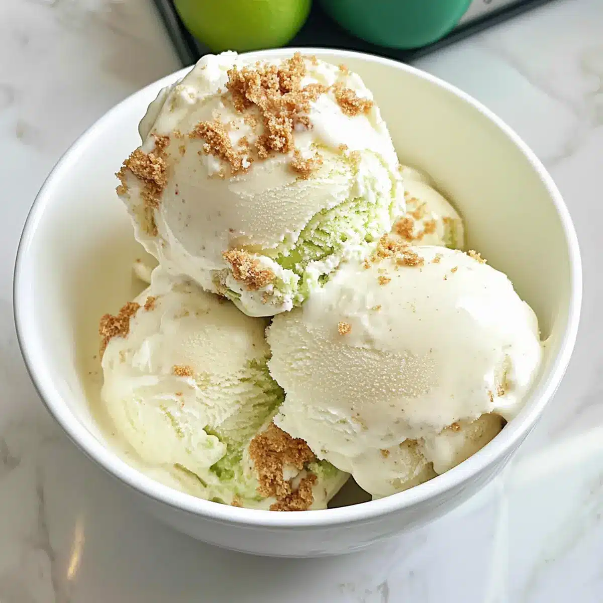 Key Lime Pie Eiscreme