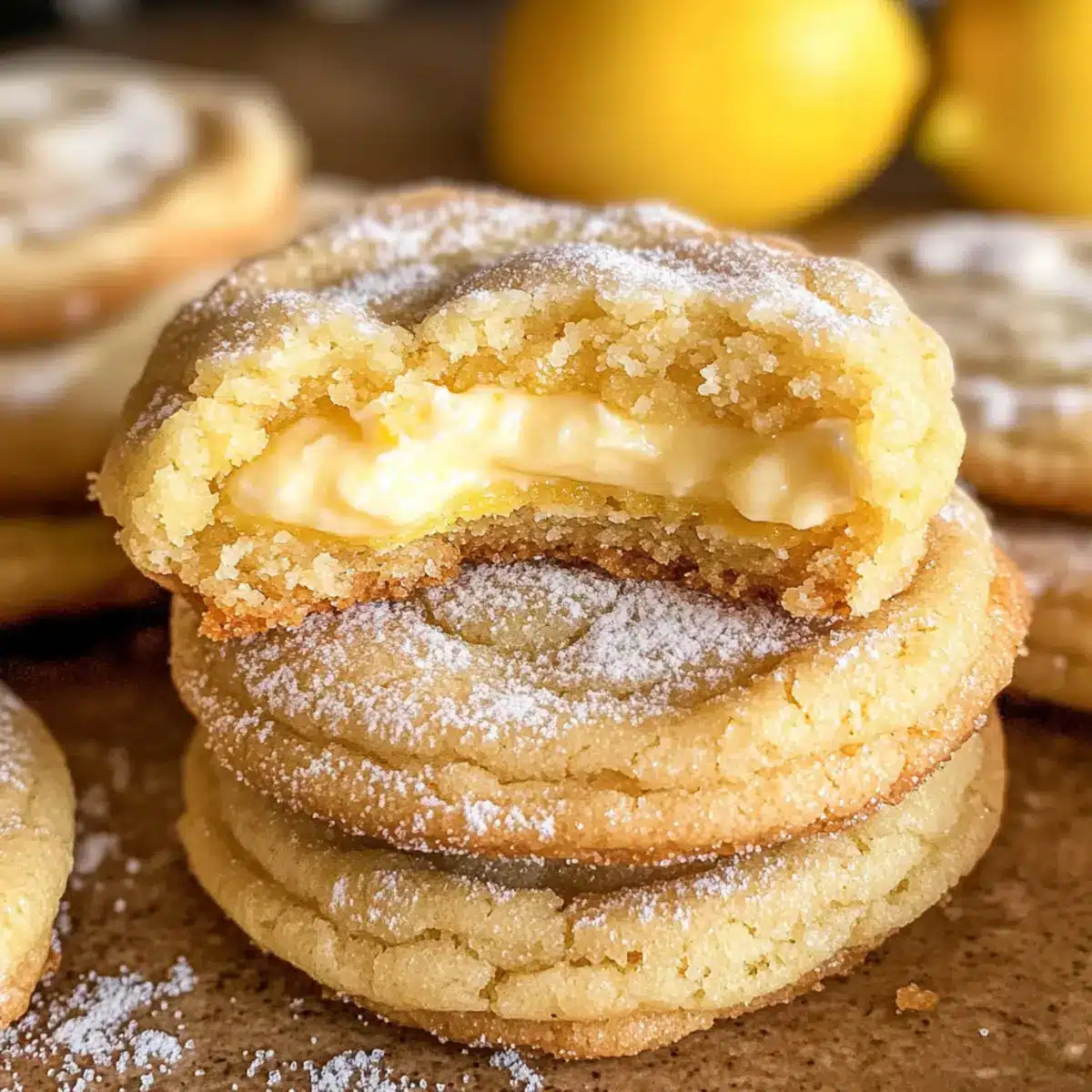 Zitronen-Käsekuchen-Kekse