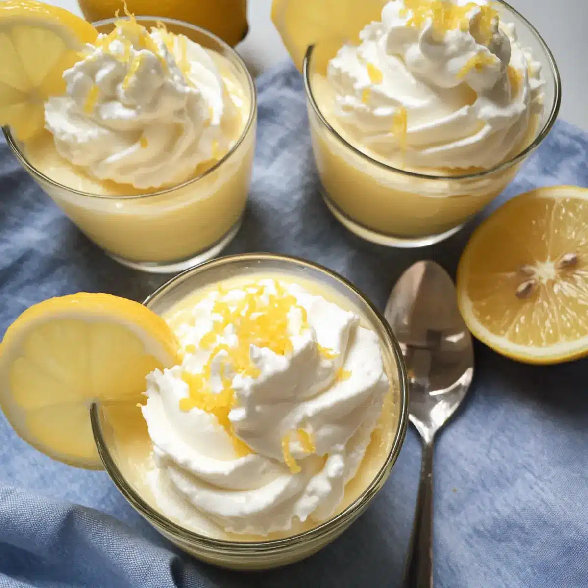Zitronenmousse