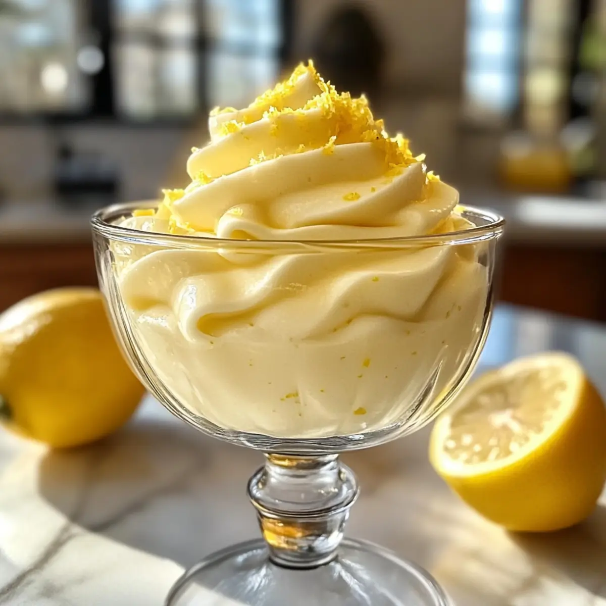 Zitronenmousse