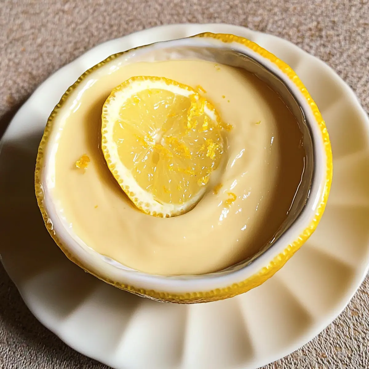 Zitronenpudding