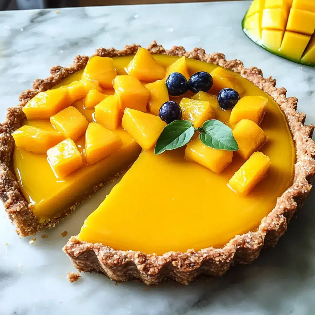 Mango-Curd-Tarte