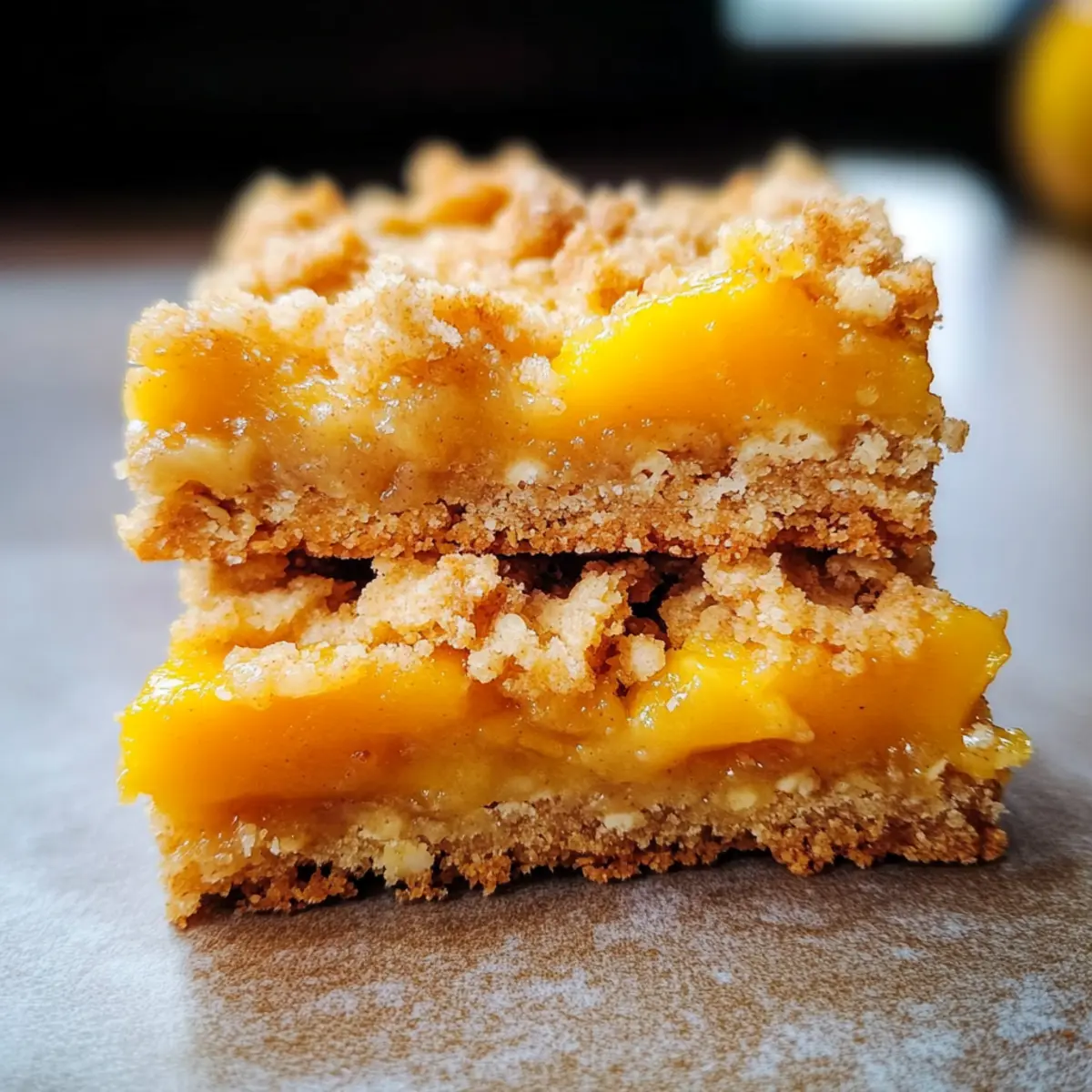 Mango Haferflocken Streuselkekse