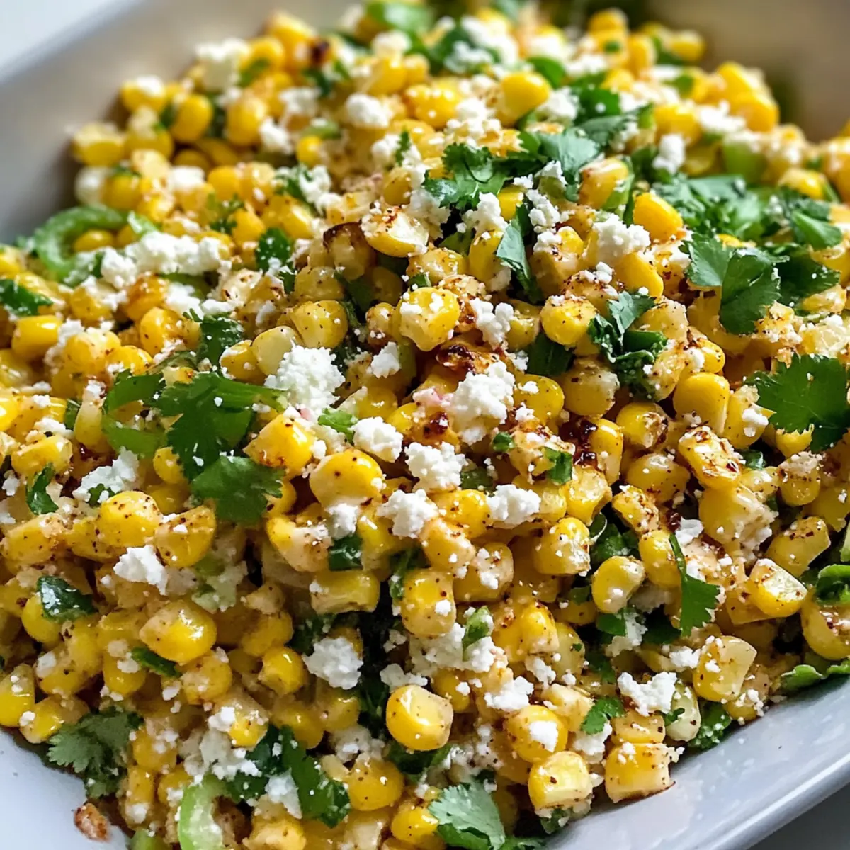 Mexikanischer Straßenmais-Salat
