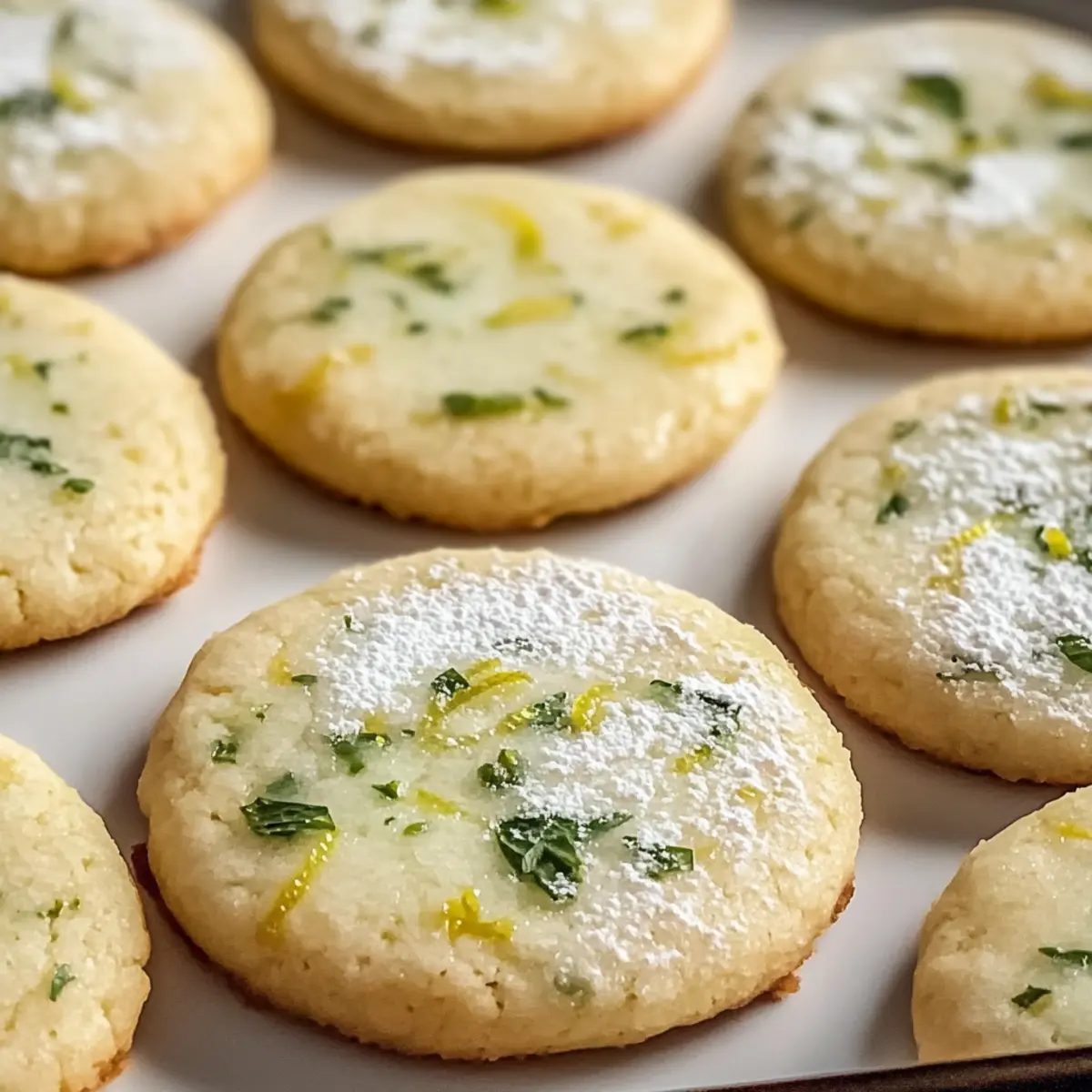 Mojito Zuckerplätzchen