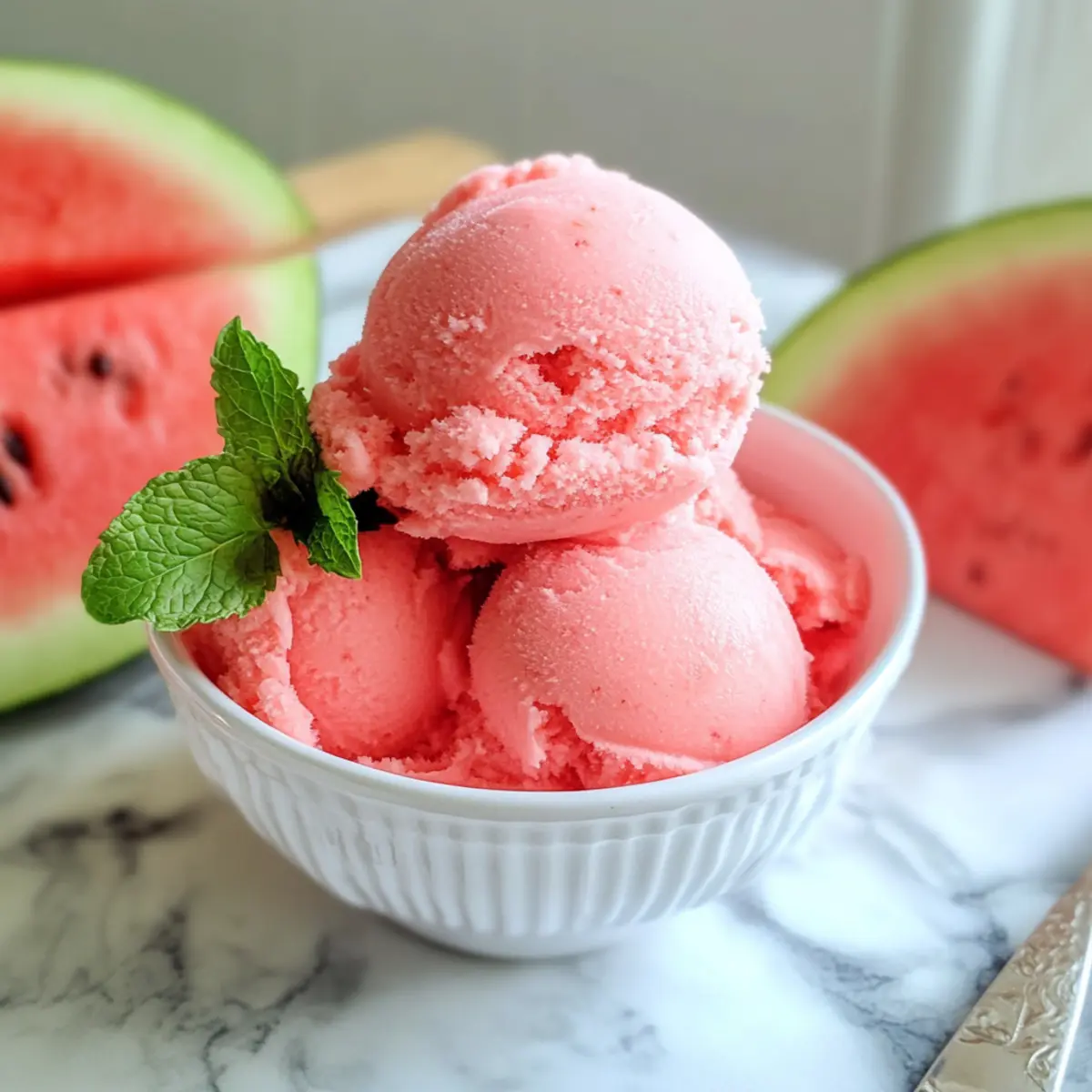 Ninja Creami Wassermelonen-Sorbet