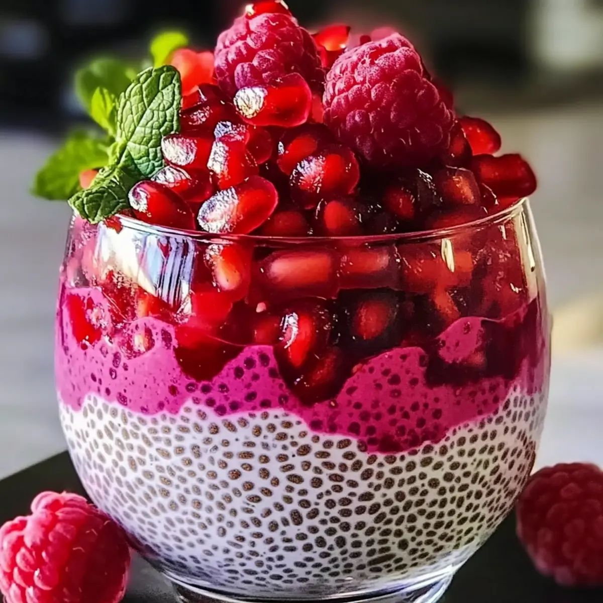 Granatapfel Himbeere Chia