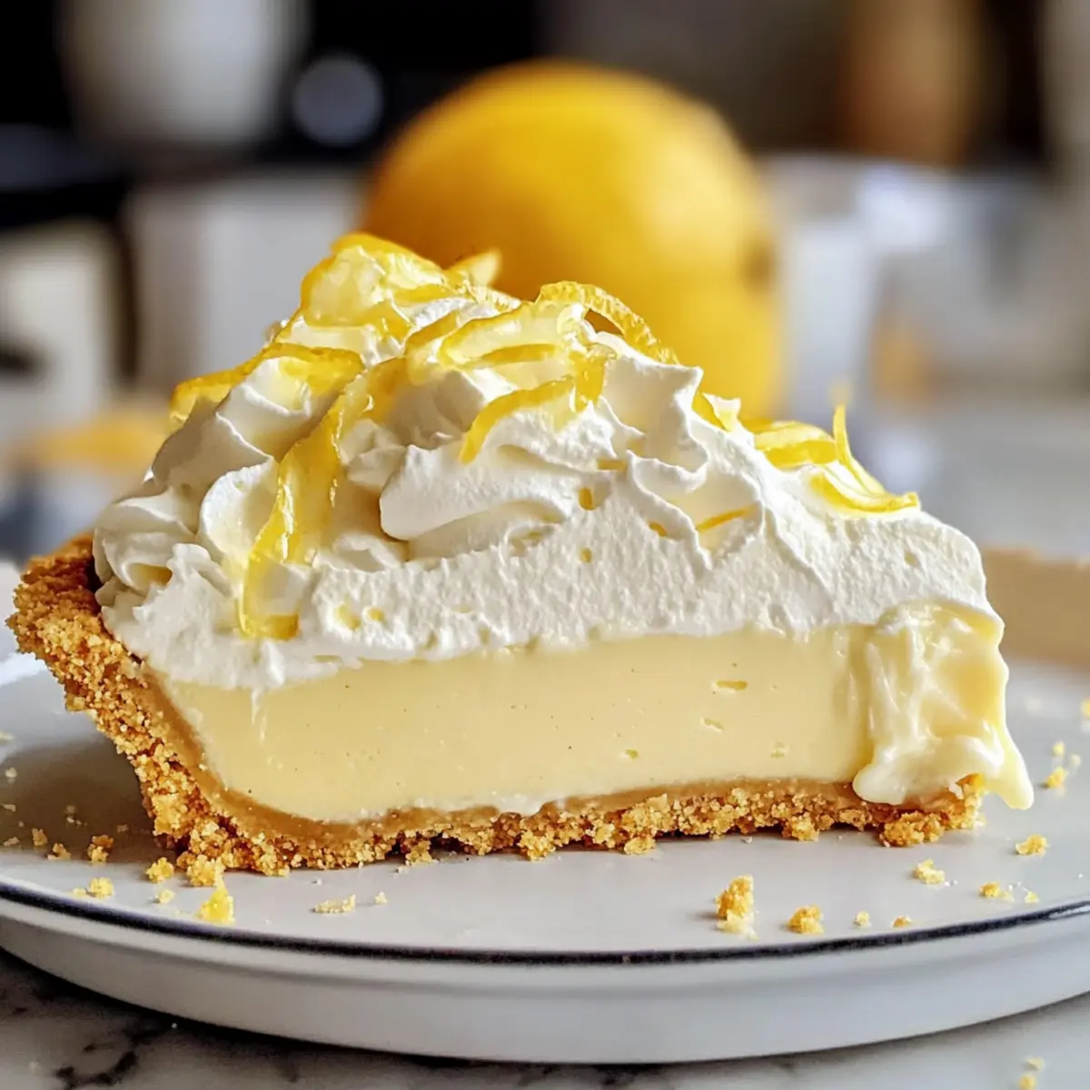 Sonnenlicht Zitronencreme Kuchen