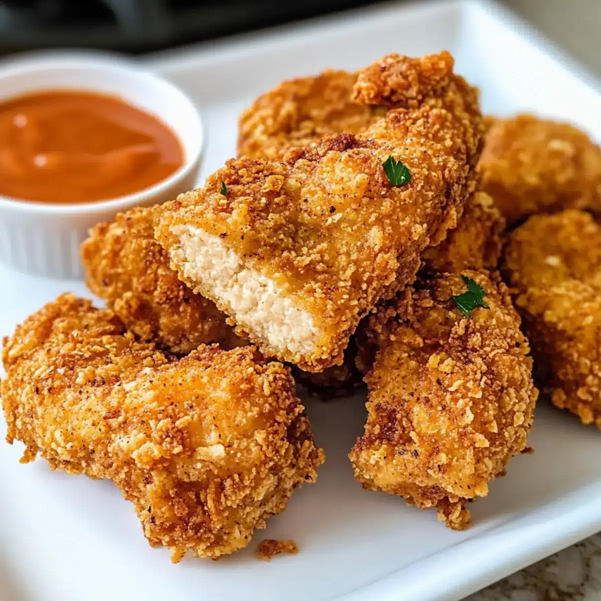 Tofu gebratene Hähnchen
