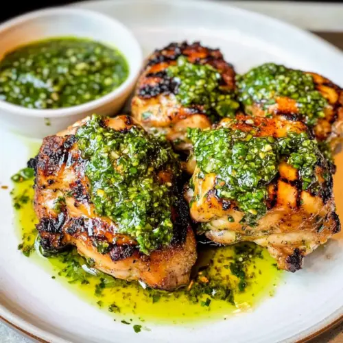 Chimichurri Hähnchenoberkeulen