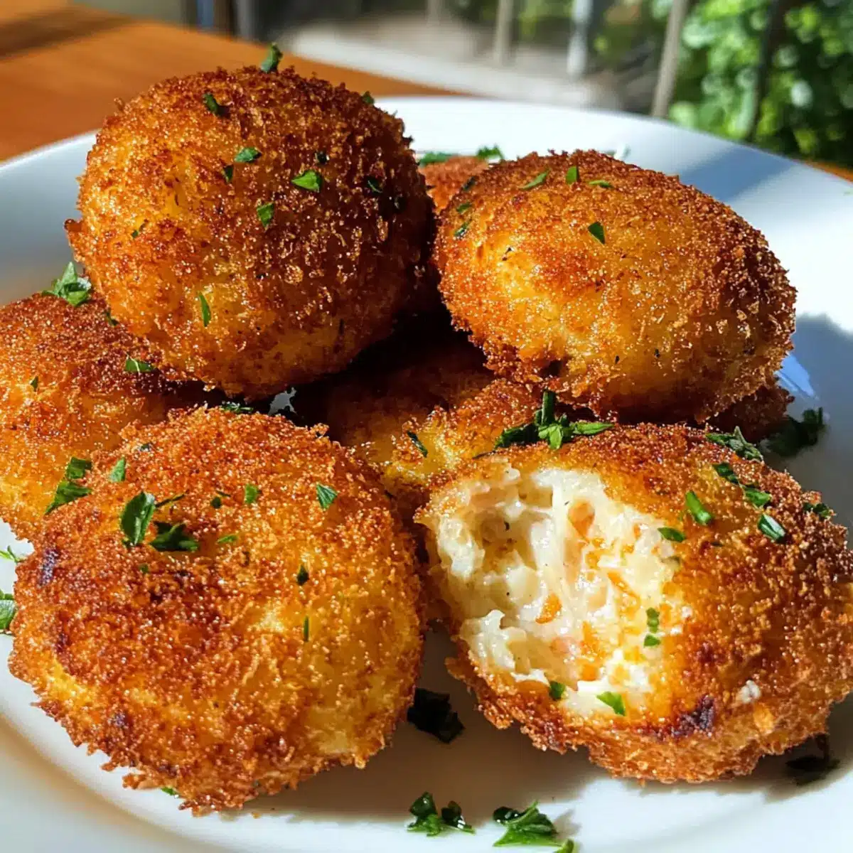 Cremige Krabbenkroketten