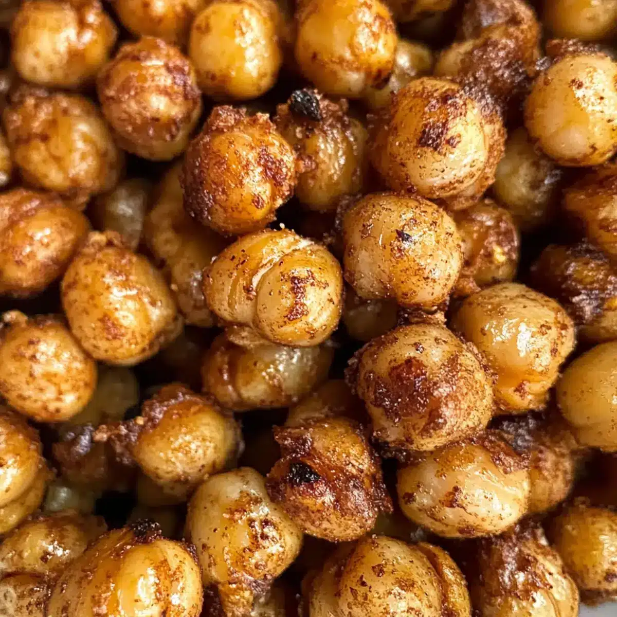 Knusprig geröstete Kichererbsen