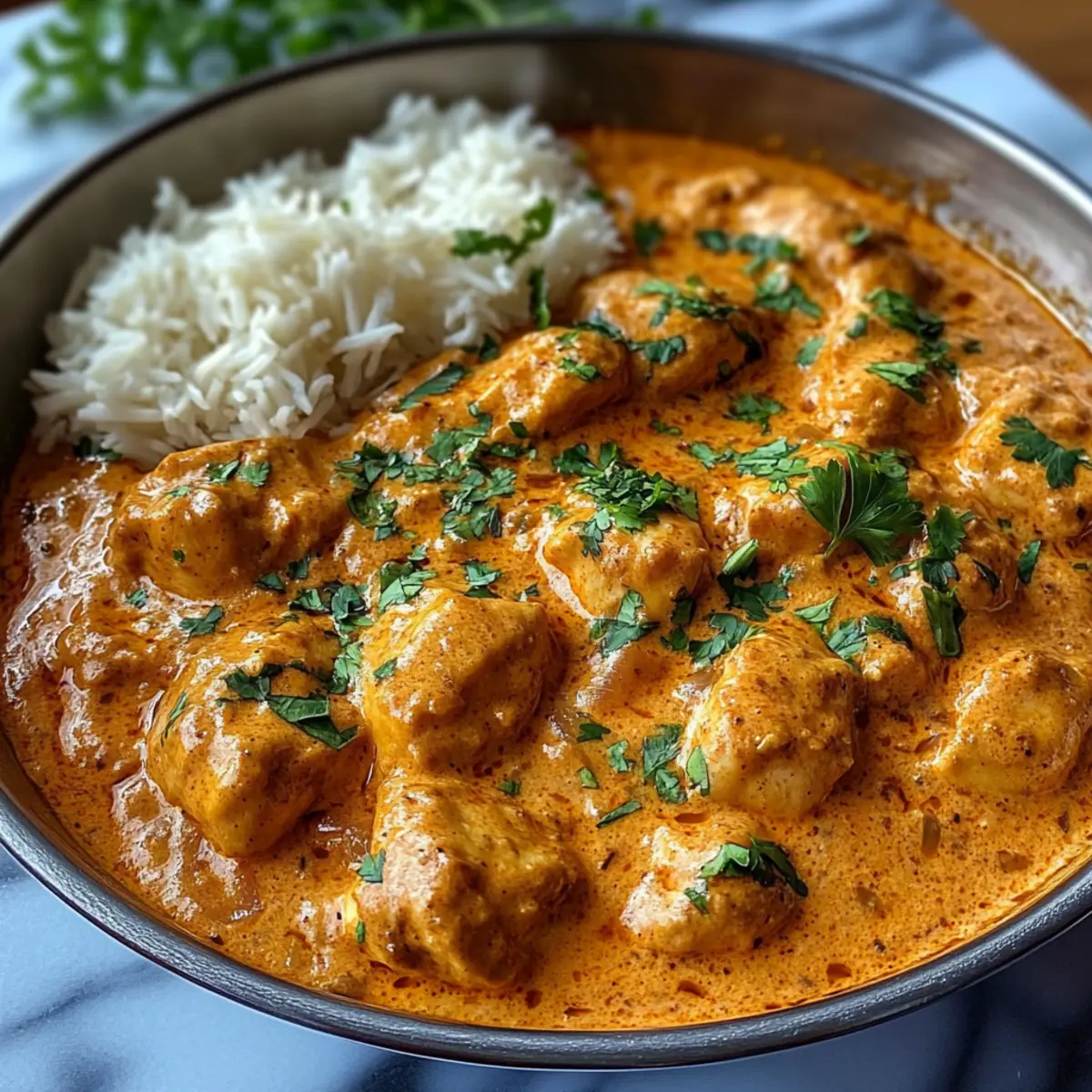 Hausgemachtes Butterhühnchen