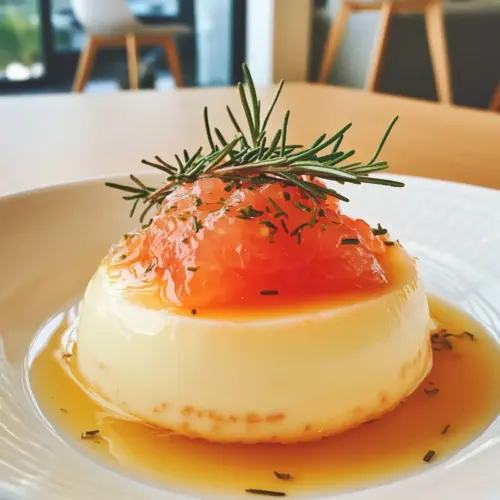 Rosmarin-Honig-Panna-Cotta mit Grapefruit-Gelee